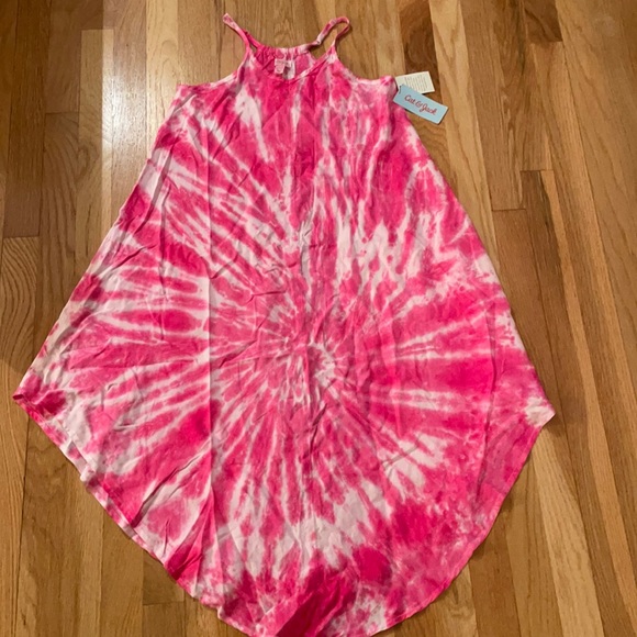 Cat & Jack Girls L 10/12 Handkerchief Dress - Picture 1 of 7